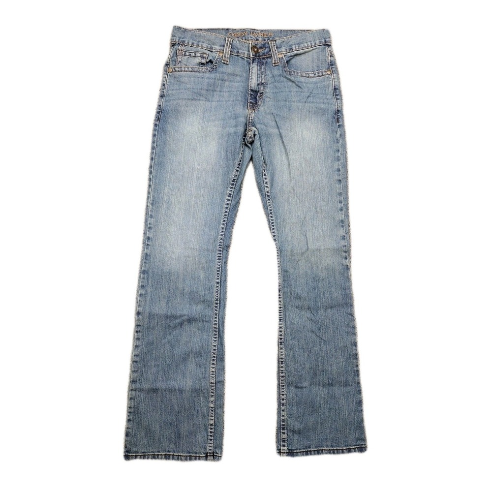Cody James Men's Jeans 29x32 Blue Bootcut Medium Wash Western Cowboy Denim Pants